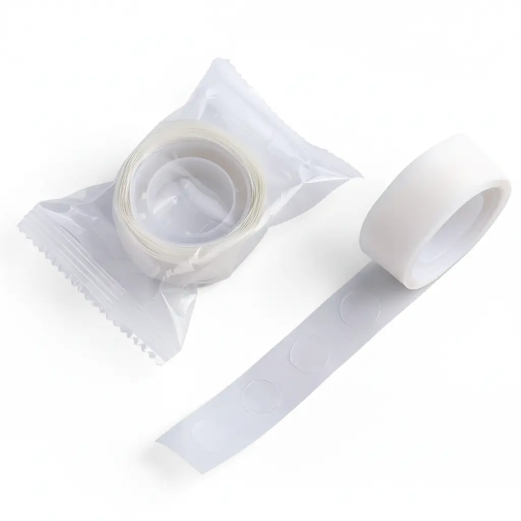 rola 100 autocolante dublu adezive pentru fitil