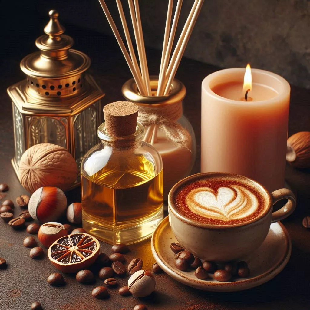 Ulei parfumat Hazelnut Cappuccino, parfum lumanari, aromaterapie, sapun sau produse cosmetice