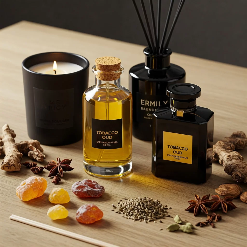 Ulei parfumat Tobacco & Oud, parfum lumanari, aromaterapie, sapun sau produse cosmetice