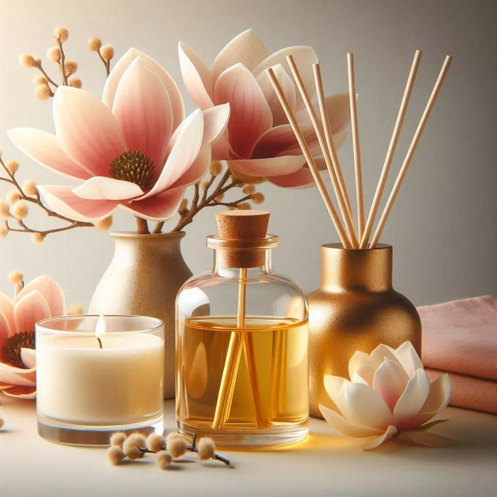 Ulei parfumat Romantic Magnolia, parfum lumanari, aromaterapie, sapun sau produse cosmetice