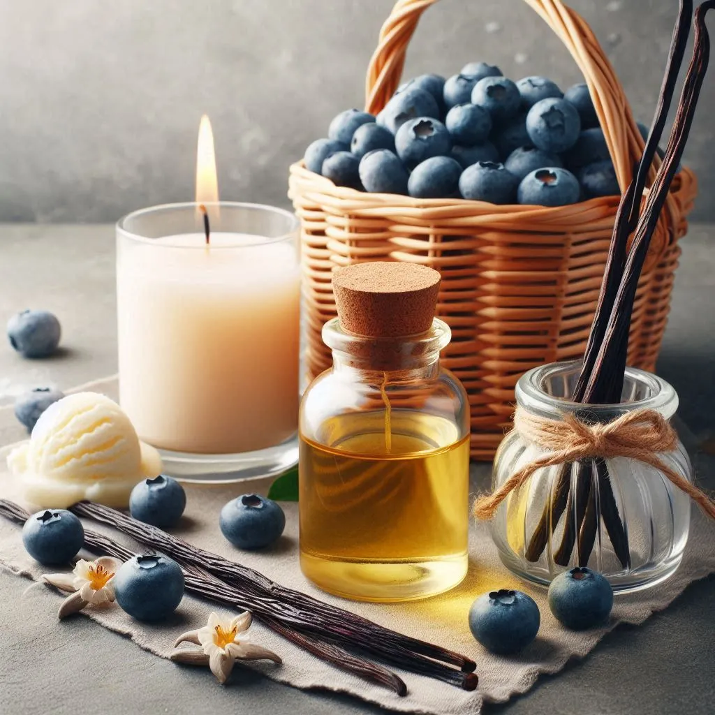 Ulei parfumat Blueberry & Vanilla V3, parfum lumanari, aromaterapie, sapun sau produse cosmetice