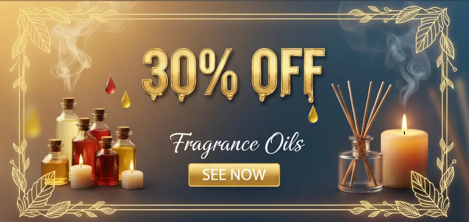 Oferta 30% uleiuri parfumate lumanari