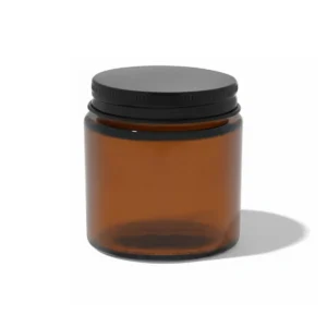 recipient din sticla, maro, 120ml
