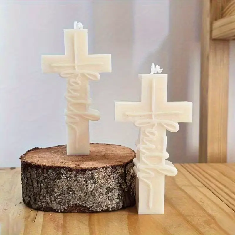 matrita din silicon pentru lumanari cruce