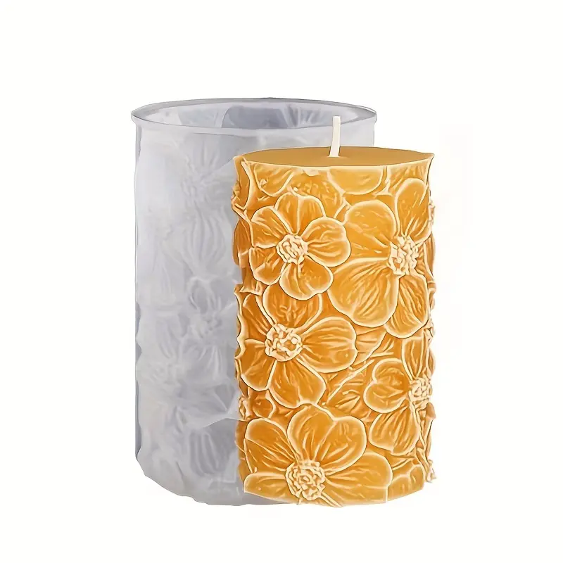 matrita din silicon pentru lumanari margarete