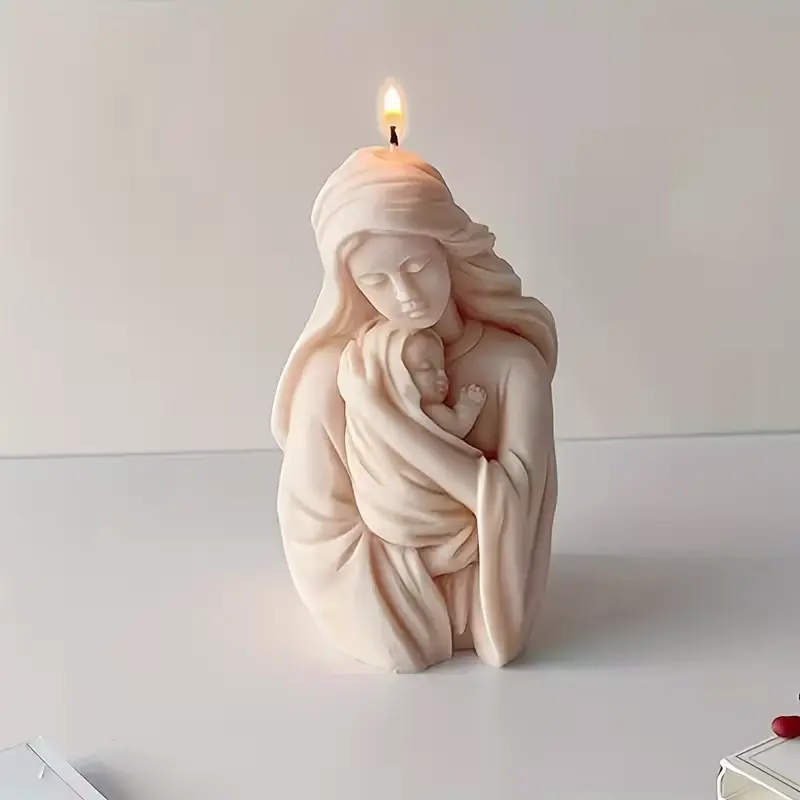 matrita din silicon pentru lumanari sf. maria