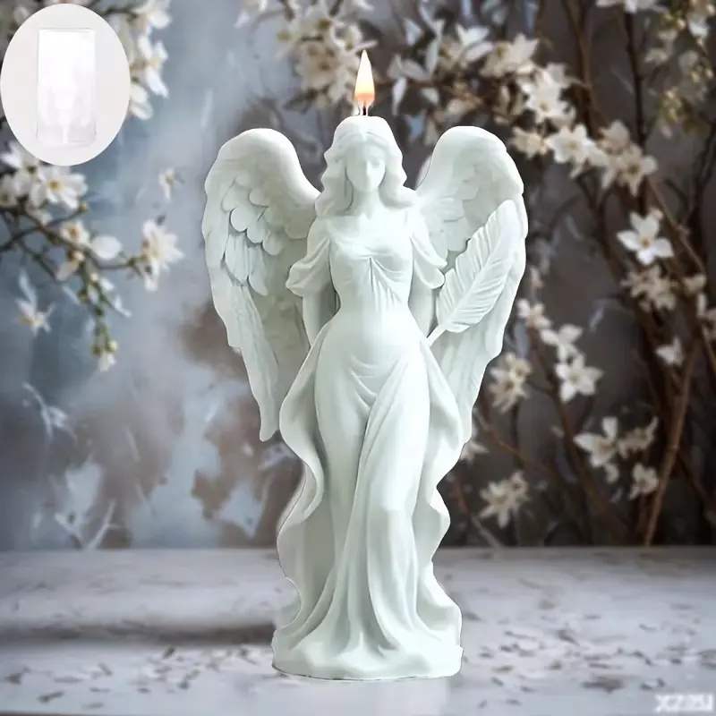 matrita din silicon pentru lumanari inger