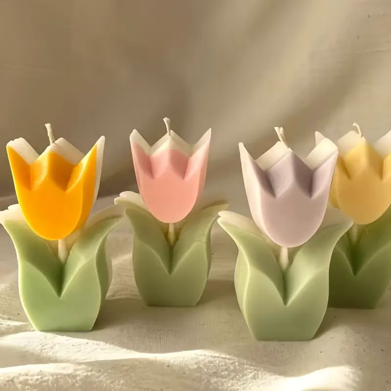 matrita din silicon pentru lumanari lalea