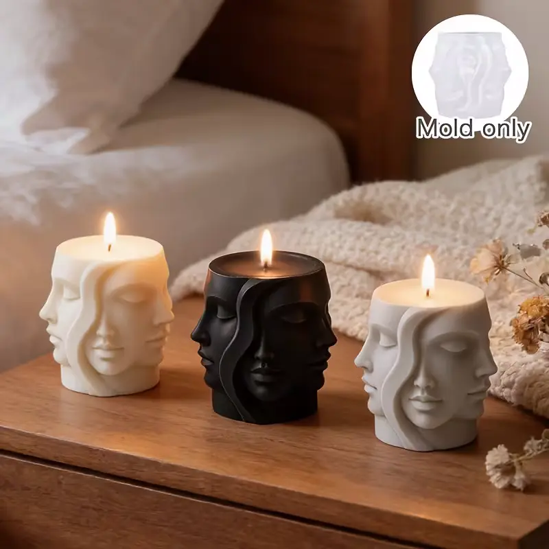 matrita din silicon pentru lumanari portrete