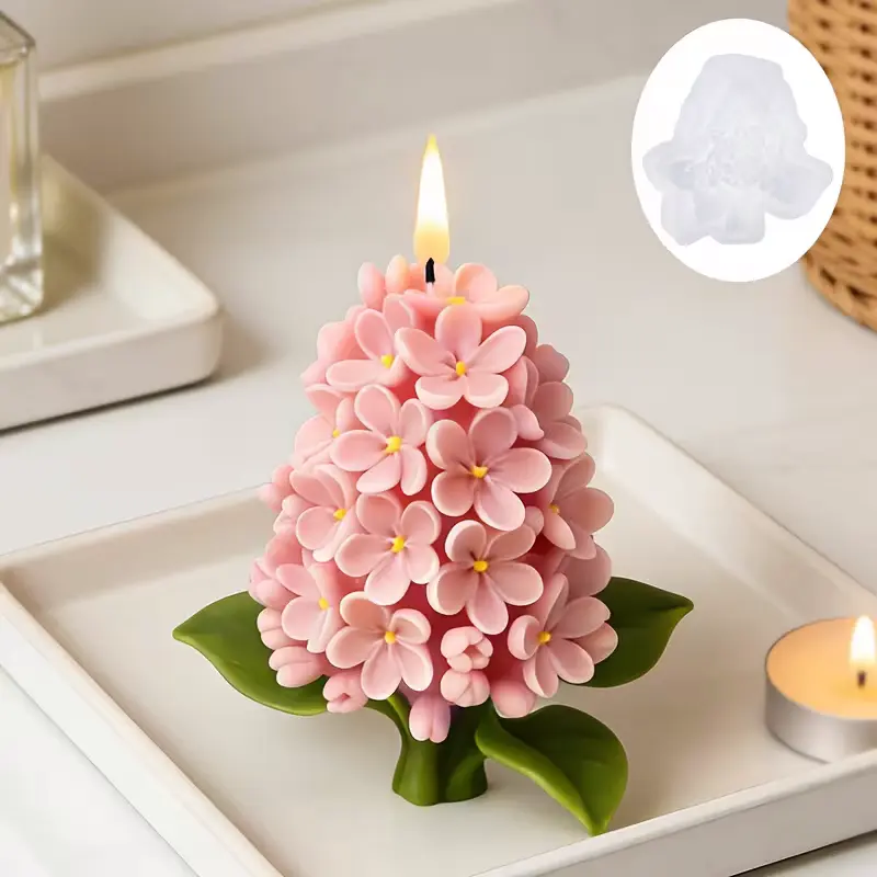 matrita din silicon pentru lumanari zambila