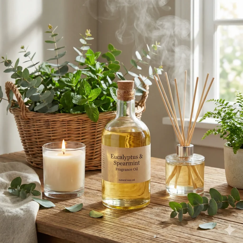 Ulei parfumat Eucalyptus & Spearmint, parfum lumanari, aromaterapie, sapun sau produse cosmetice