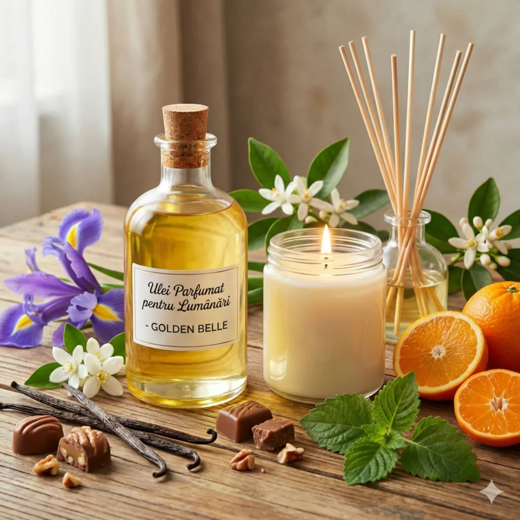 Ulei parfumat Golden Belle, parfum lumanari, aromaterapie, sapun sau produse cosmetice