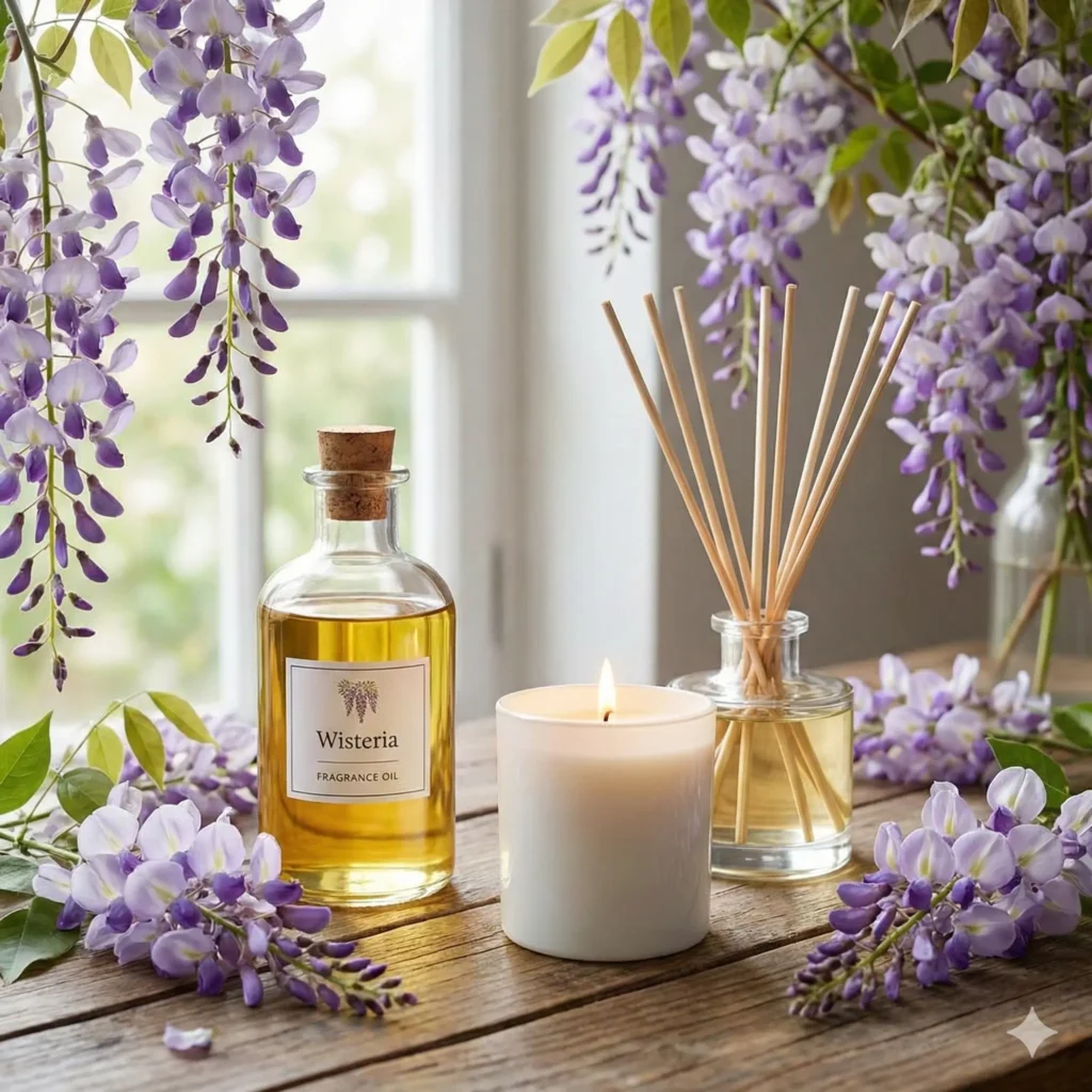 Ulei parfumat Wisteria, parfum lumanari, aromaterapie, sapun sau produse cosmetice