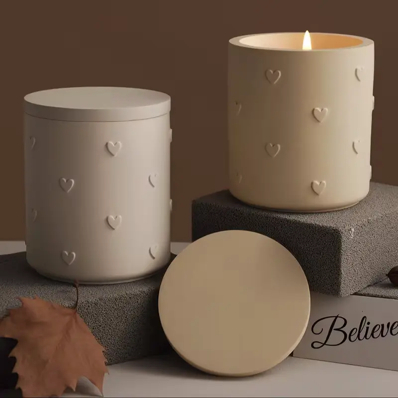 matrita din silicon pentru recipiente cilindru inimi