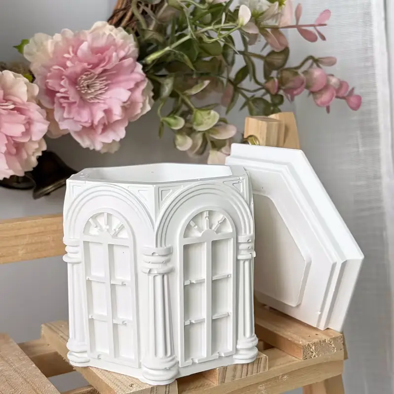 matrita din silicon pentru recipiente hexagon roman