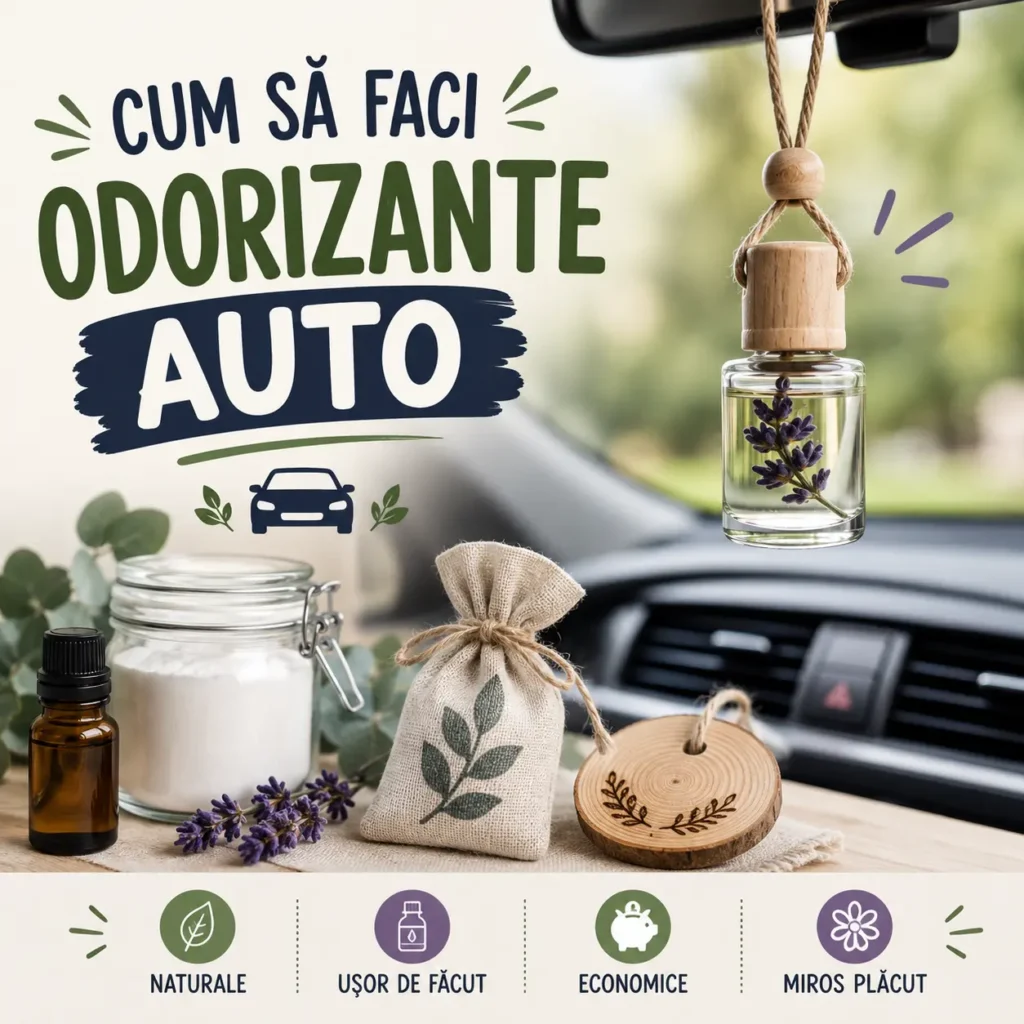cum sa faci odorizante auto, ghid pas cu pas
