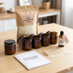 kit lumanari parfumate handmade lite
