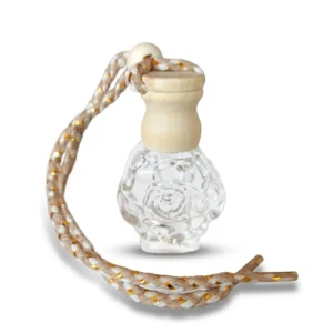 recipient din sticla floral, odorizant auto, 12ml, set 10buc