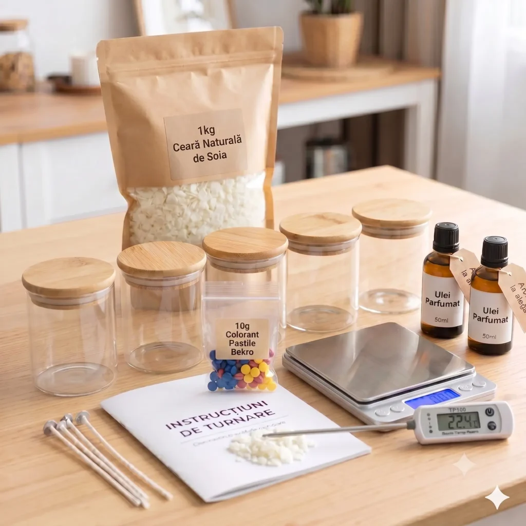 kit lumanari parfumate premium plus