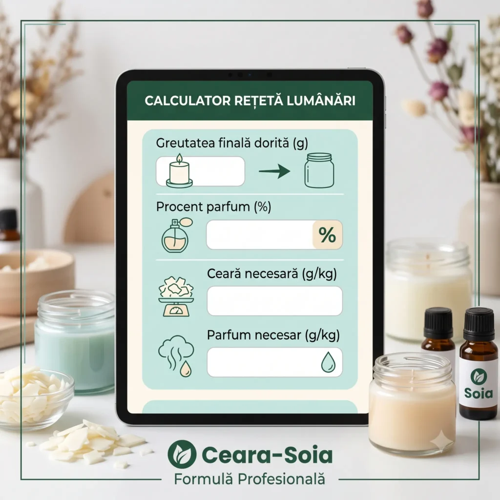 calculator dozare ulei parfumat