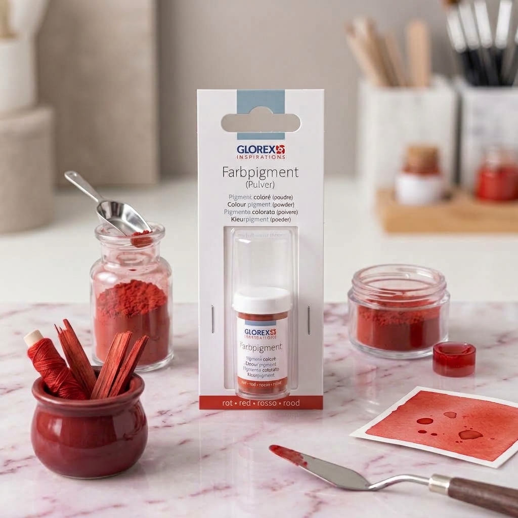colorant pigment pudra pentru praf ceramic rosu, 14ml