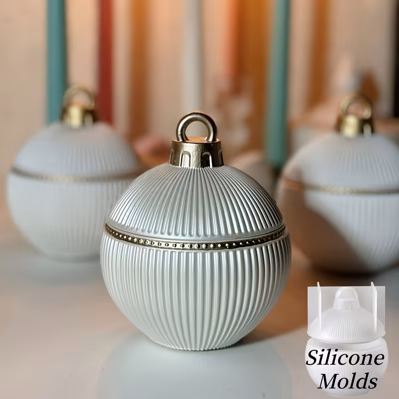 matrita din silicon pentru recipiente glob de craciun
